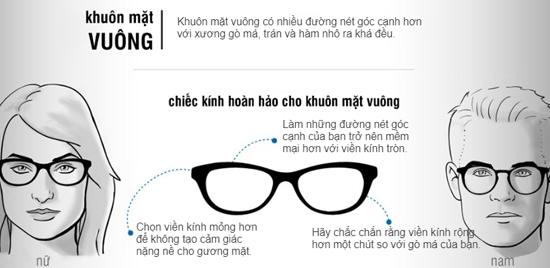 Chọn kính râm cho nam mặt vuông